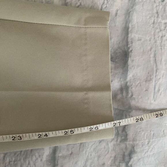 H&M women 6 flat front chino pants w/elastic comfort waist light green - Picture 9 of 10